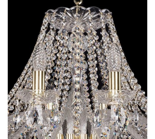 Подвесная люстра Bohemia Ivele Crystal 1413/16/360/G 1413