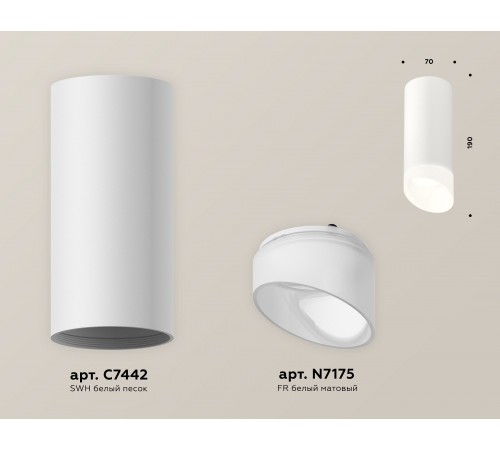 Накладной светильник Ambrella Light XS7442017 XS