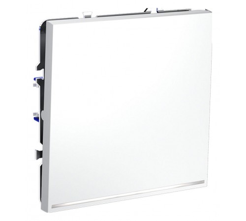 Выключатель проходной одноклавишный с подсветкой без рамки Voltum VLS010402 S70