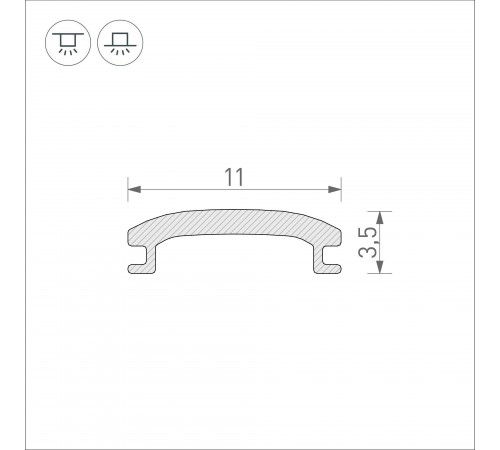 Рассеиватель Arlight 040644 STRETCH