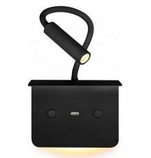 Бра с полкой iLedex 7031C BK Support