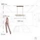 Подвесной светильник Loft it 10248/1200 Alicante
