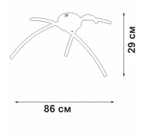 Потолочная люстра Vitaluce V25130DT-0/3PL V25130DT