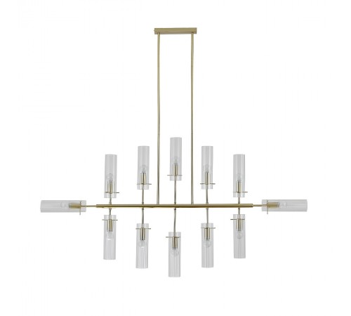 Люстра на штанге Indigo 11053/12R Gold Saetta