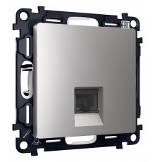 Розетка телефонная RJ-11 со штрокой, без рамки Ambrella Volt MA512030 Quant