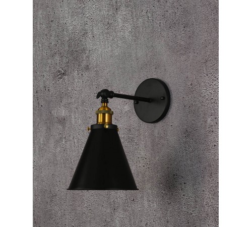 Бра LUMINA DECO LDW B007-1 BK Rubi