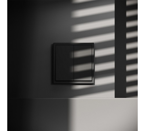 Выключатель двухклавишный без рамки Voltum VLS020108 S70