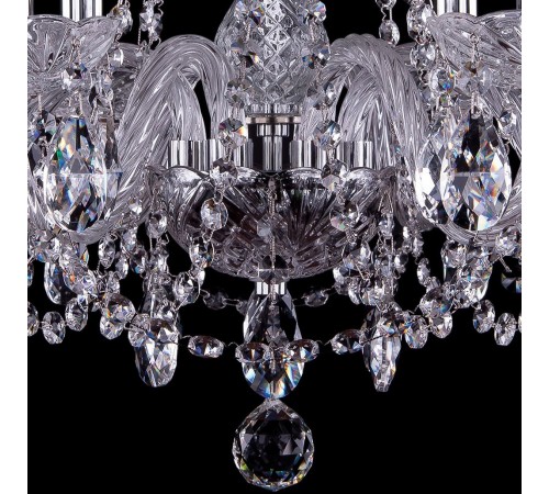 Подвесная люстра Bohemia Ivele Crystal 1402/6/195/Ni 1402