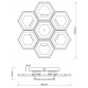 Потолочная люстра Escada 10204/7LED Hexagon