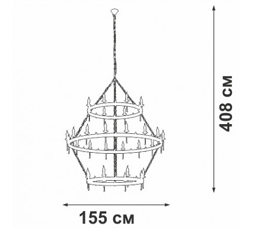 Подвесная люстра Vitaluce V1872-7/16+8+8 V1872