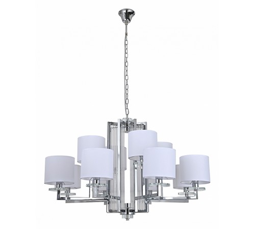 Подвесная люстра Newport 35408+4/C chrome без абажуров 35400