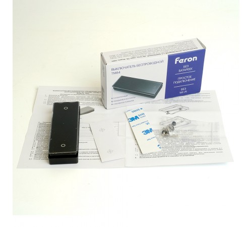 Выключатель беспроводной одноклавишный Feron 48878 TM84 SMART