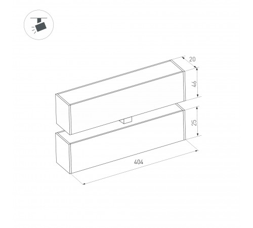 Накладной светильник Arlight 034237 MAG-25
