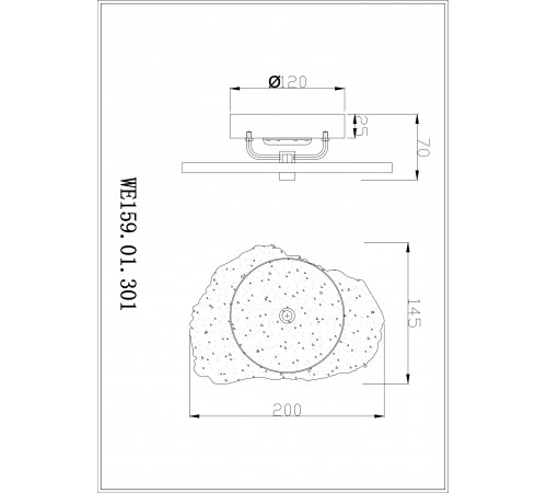 Бра Wertmark WE159.01.301 Nicola