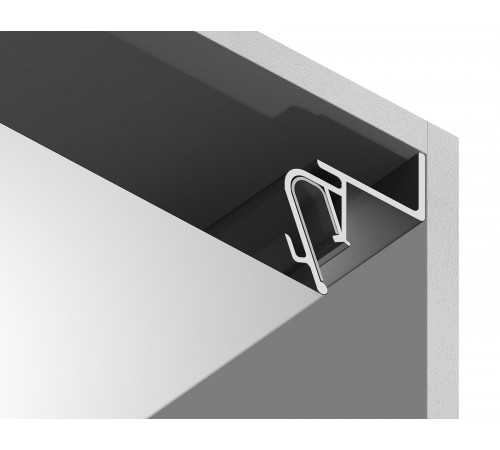 Профиль для контурной подсветки натяжного потолка Ambrella Light GP4100BK GP