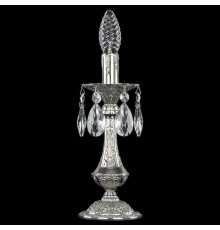 Настольная лампа декоративная Bohemia Ivele Crystal 72100L/1-26 Ni 7200