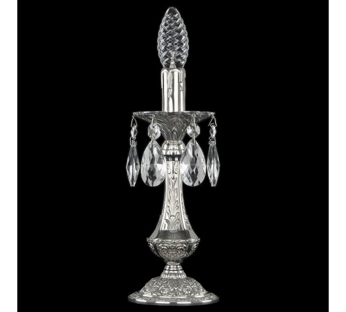 Настольная лампа декоративная Bohemia Ivele Crystal 72100L/1-26 Ni 7200