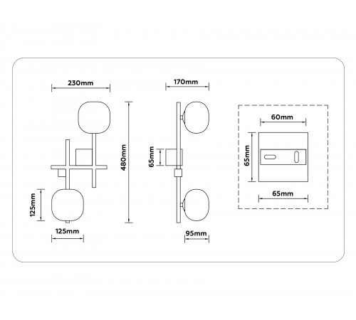 Накладной светильник Ambrella Light LH51019 LH