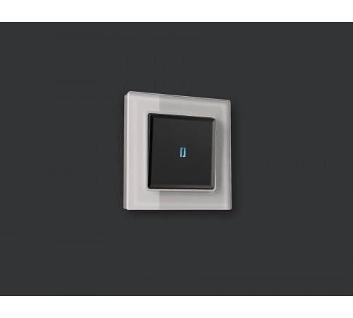 Рамка на 1 пост Ambrella Volt AF330401 Platos Стекло органическое