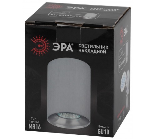 Накладной светильник Эра OL1 GU10 SL/CH