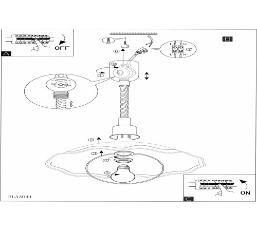 Подвесной светильник Eglo ПРОМО 3041 Vetro
