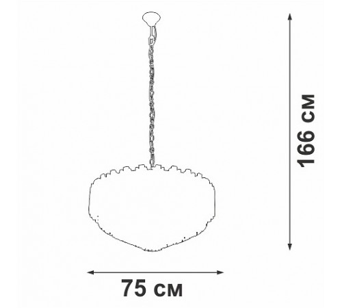Подвесной светильник Vitaluce V5823-7/8+4+1 V5823