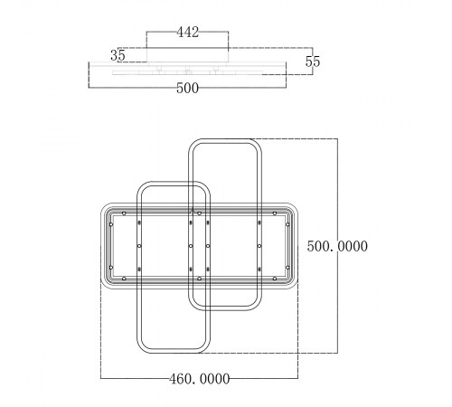 Потолочная люстра Escada 10215/S LED Space