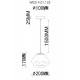 Подвесной светильник Wertmark WE219.01.123 Isola