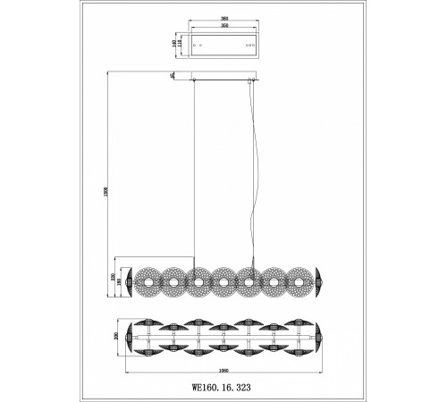 Подвесной светильник Wertmark WE160.16.323 Pamela