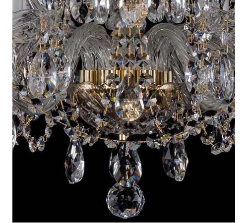 Подвесная люстра Bohemia Ivele Crystal 1402/6_3/195/G 1402