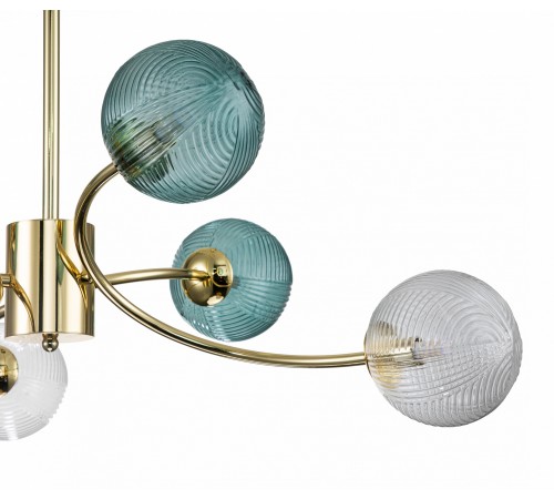 Люстра на штанге Indigo 11032/6R Gold Selva