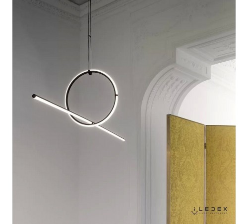 Подвесной светильник iLedex 10339P/A2-35W-3000K BK-WH Zoom