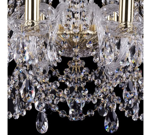 Подвесная люстра Bohemia Ivele Crystal 1411/10/240/G 1411