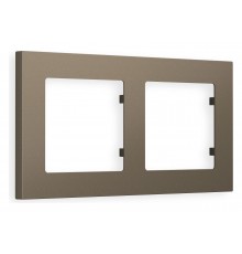 Рамка на 2 поста Ambrella Volt AF220632 Techno