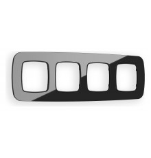 Рамка на 4 поста Ambrella Volt OF350804 Radian Стекло натуральное