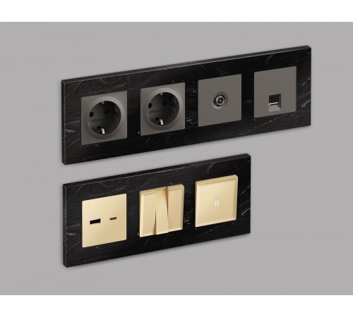 Рамка на 4 поста Ambrella Volt AF930704 Grand