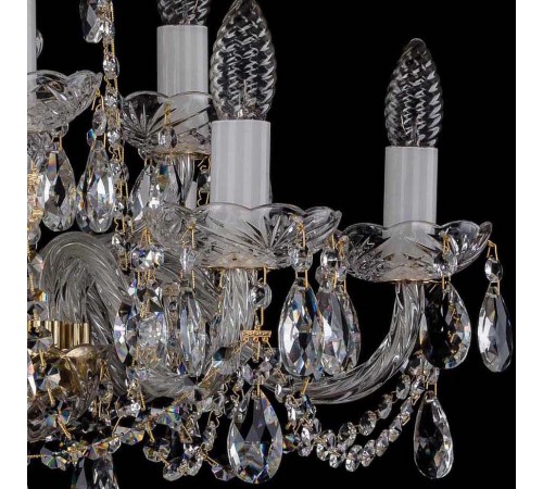 Подвесная люстра Bohemia Ivele Crystal 1402/6_3/195/G 1402