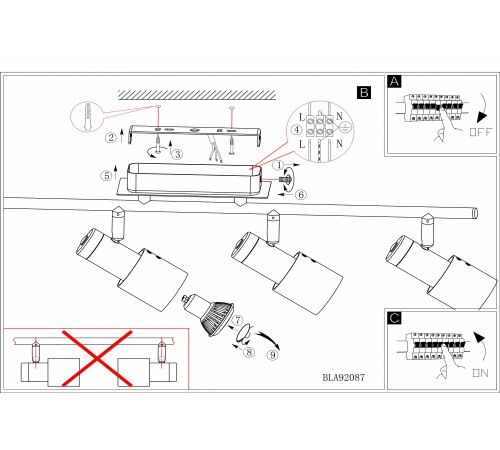 Спот Eglo 92087 Davida
