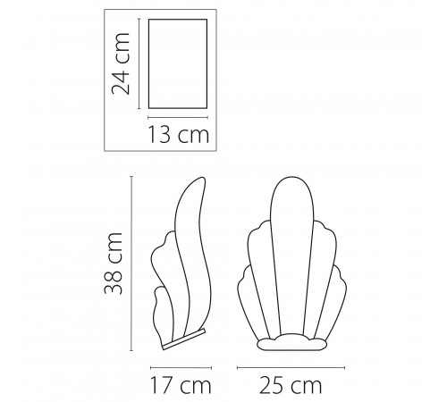 Накладной светильник Osgona 705634 Riccio