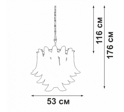 Подвесная люстра Vitaluce V5860-8/6 V5860