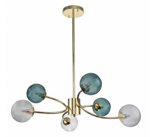 Люстра на штанге Indigo 11032/6R Gold Selva