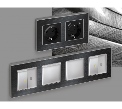 Рамка на 3 поста Ambrella Volt AF580533 Arctic