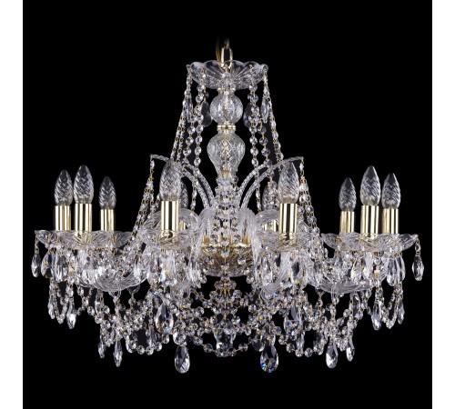 Подвесная люстра Bohemia Ivele Crystal 1411/10/240/G 1411