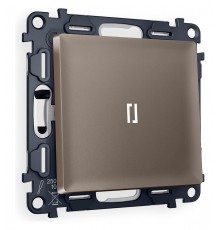 Выключатель проходной одноклавишный с подсветкой Ambrella Volt MA632035 Quant