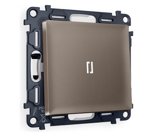 Выключатель проходной одноклавишный с подсветкой Ambrella Volt MA632035 Quant