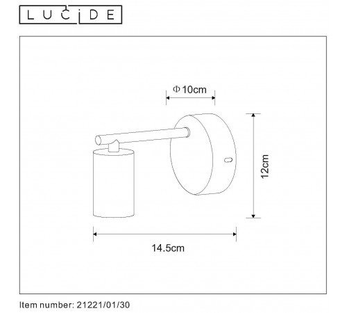 Бра Lucide 21221/01/30 Leanne