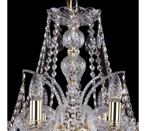 Подвесная люстра Bohemia Ivele Crystal 1411/10/240/G 1411
