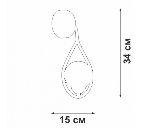 Бра Vitaluce V2889-1/1A V2889