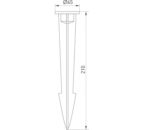 Стержнь наземный Arlight 024889 Accessories