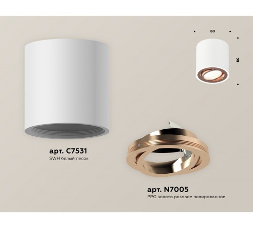 Накладной светильник Ambrella Light XS7531005 XS